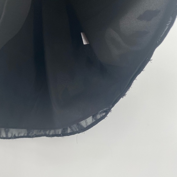 Ramy Brook NWT Sasha Clip Diamond Tie Neck Sleeveless Keyhole Lined Blouse M New - Picture 5 of 9